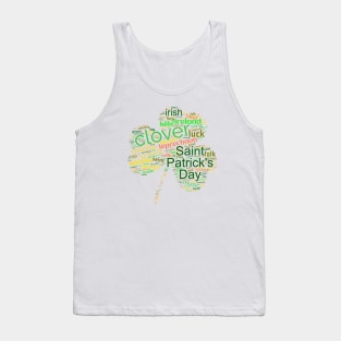 St Patrick's Day Special Clover Tank Top